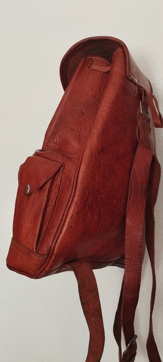 Mochila de cuero 