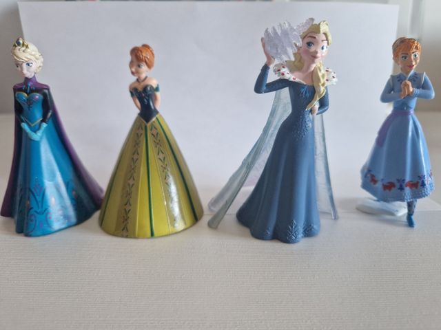 Frozen, muñecas de goma de Elsa y Ana