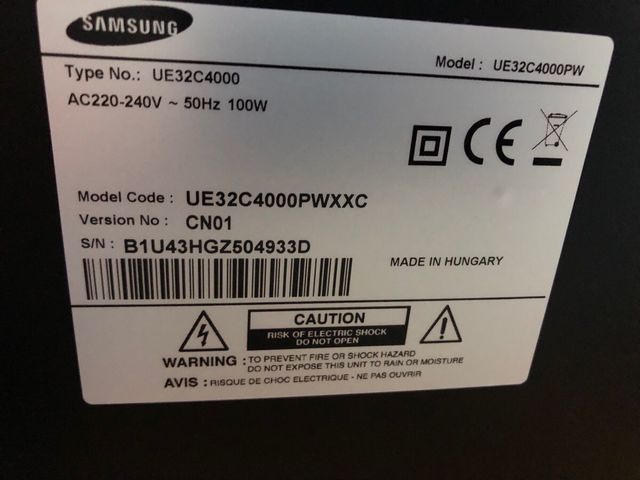 Televisor samsung 32”