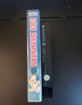VHS Disney 101 Dálmatas primera edición