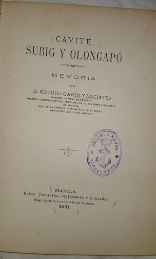 Libro antiguo Guerra de Filipinas