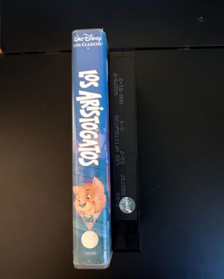 VHS Disney Los aristogatos primera ed.