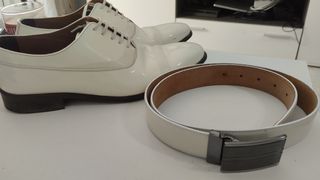 Zapatos de novio + correa a juego