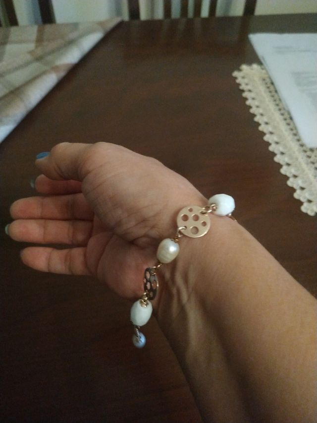 Bracciale in argento placcato in oro rosa