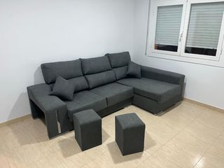 Sofá con cheslong nuevo 