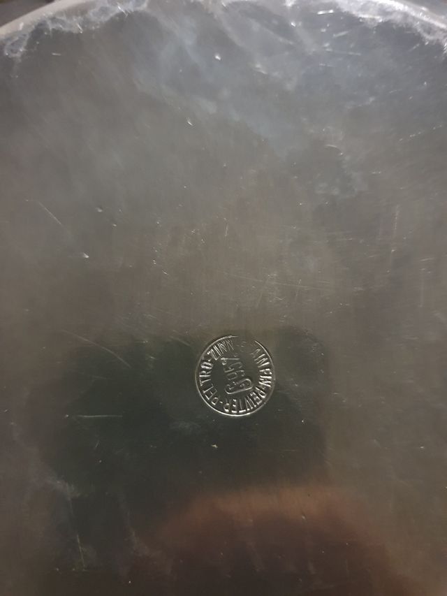 Grande piatto di peltro