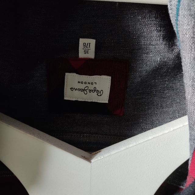 Camisa cuadros talla 16 años