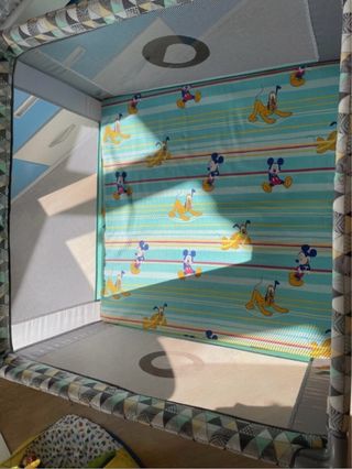 Parque cuna+colchon 90x90cm