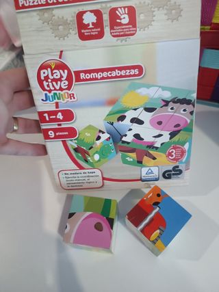Puzzle infantil de cubos