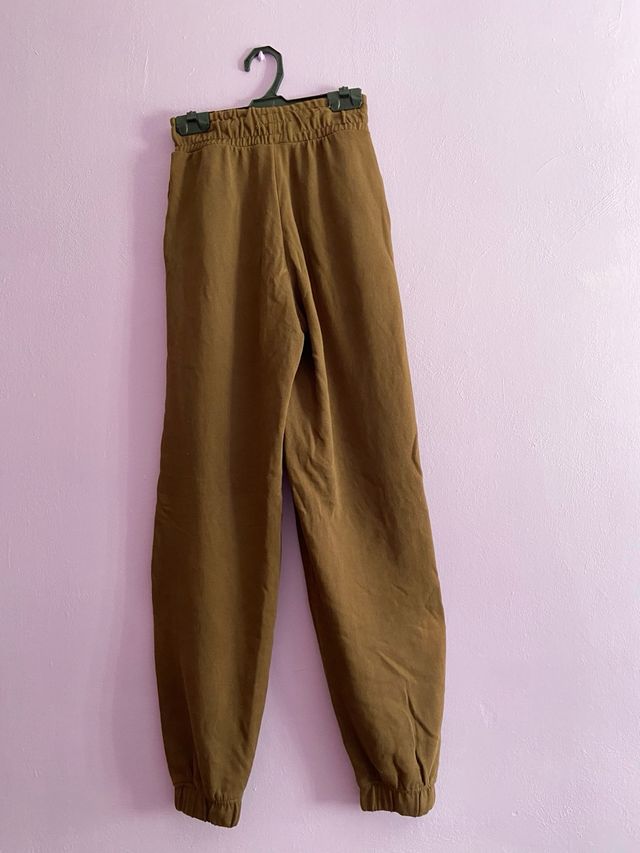 Pantalon chandal marron kiabi