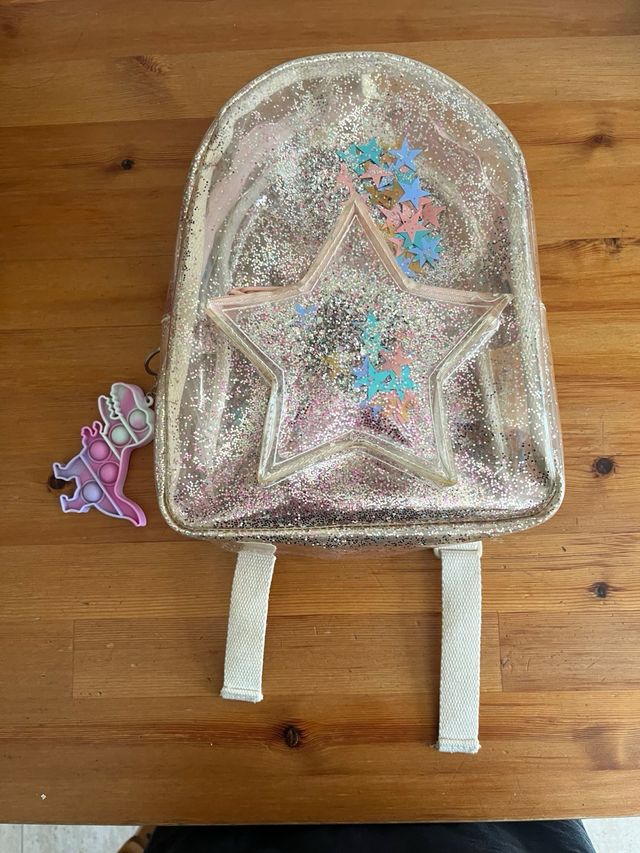 Mochila niña transparente Zara