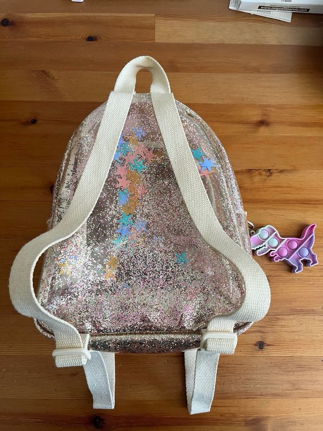 Mochila niña transparente Zara