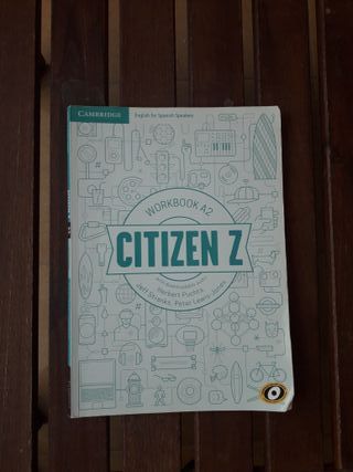 Lote libros inglés A2 Citizen Z