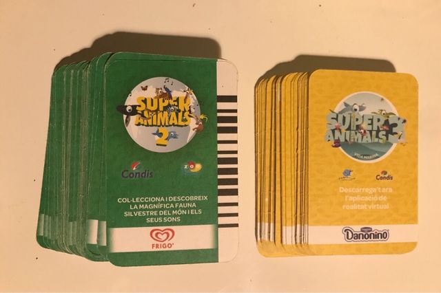 Cromos Super Animals 2 y 3