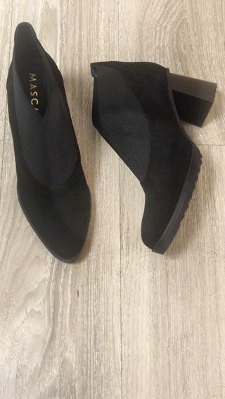 Botines ante negro MASCARÓ