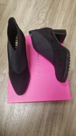 Botines ante negro MASCARÓ