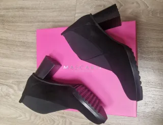 Botines ante negro MASCARÓ