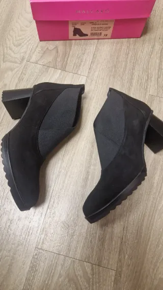 Botines ante negro MASCARÓ