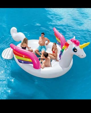 Hinchable Unicornio gigante 5 personas 