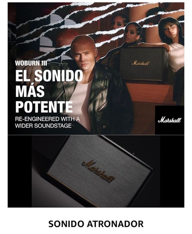 Crema Bluetooth Marshall Woburn III