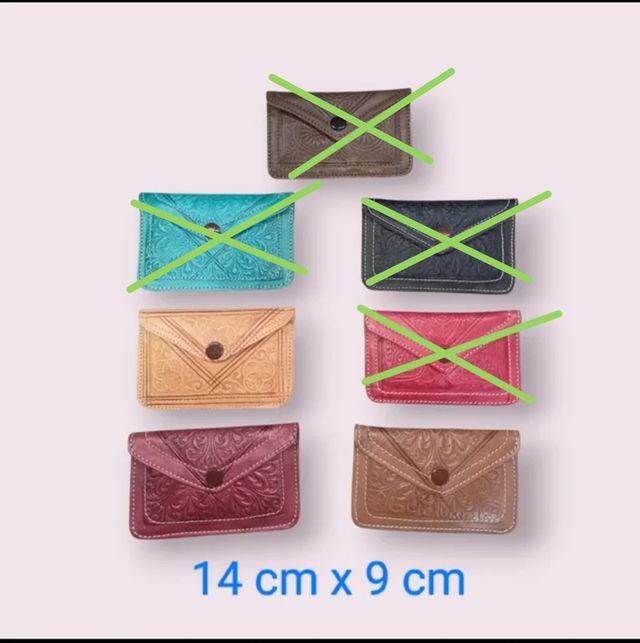 Monederos de cuero