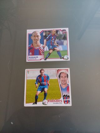 Cromos de Rubiales ediciones Este