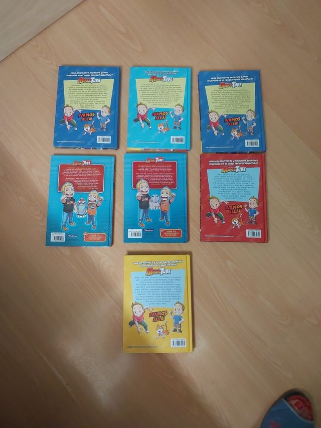 Lote 7 libros infantiles Mikel Tube