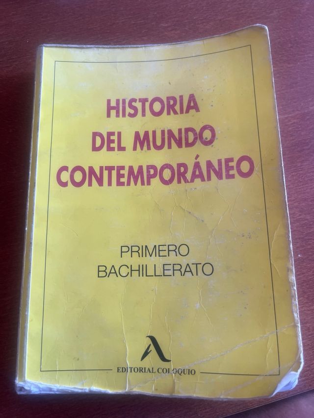 Historia mundo contemporáneo 1 bach