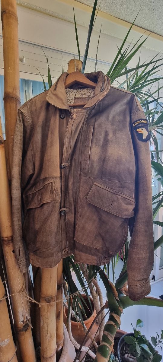 Cazadora cuero vintage