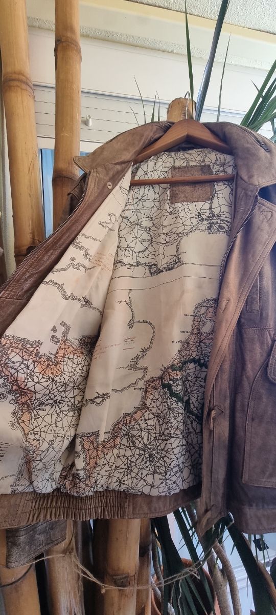 Cazadora cuero vintage