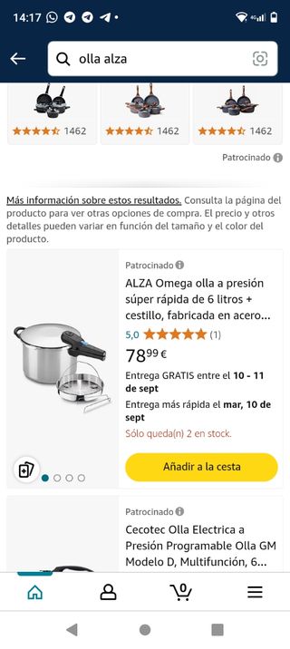 Olla exprés 