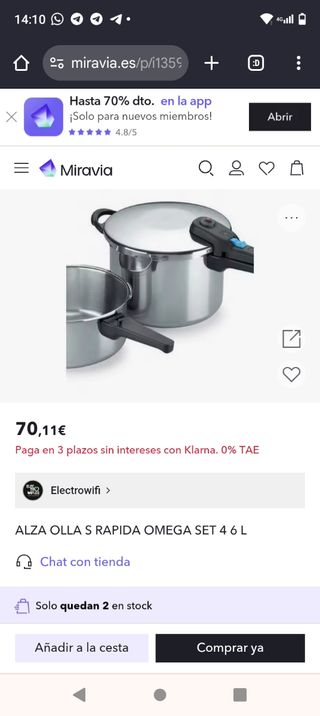 Olla exprés 