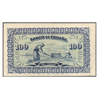 España 1937. 100 pesetas. Banco de España. Gijón