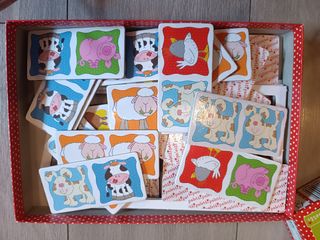 Dominó infantil granja