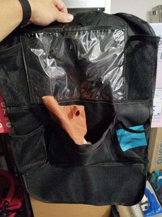 Organizador asiento trasero coche