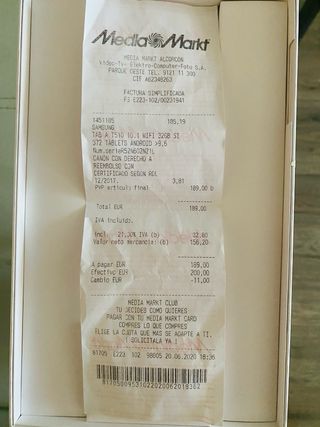 Samsung galaxy Tab A 