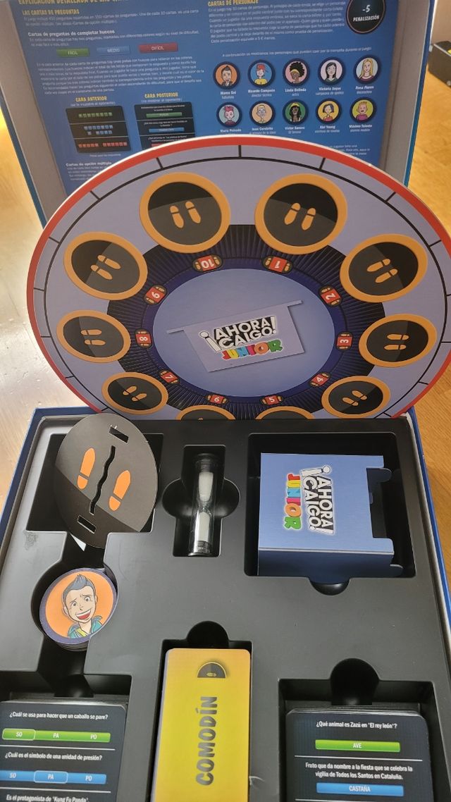 ¡Ahora caigo! Junior. Juego de mesa