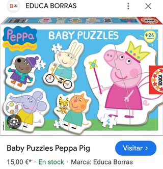 Puzzle Educa de Peppa Pig