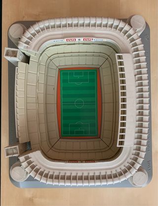 Sala trofeos real madrid as y maqueta bernabeu.
