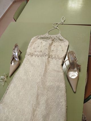 Traje de novia de una sola puesta