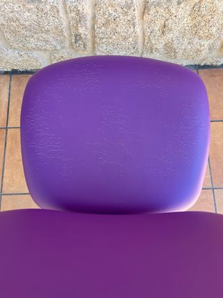 SILLA MORADA DE ESCRITORIO REGULABLE