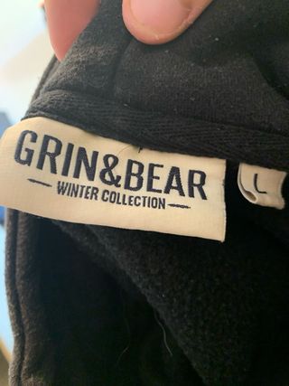 Sudadera con cremallera grin&bear