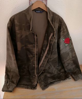 Cazadora oversize Zara,talla L,xl real