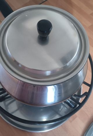 Fondue de acero inoxidable