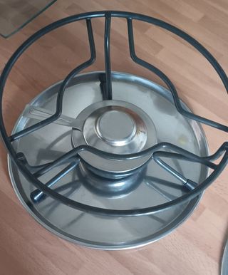 Fondue de acero inoxidable
