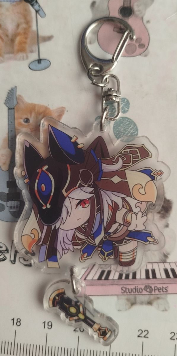 Llavero Cyno+arma Genshin Impact