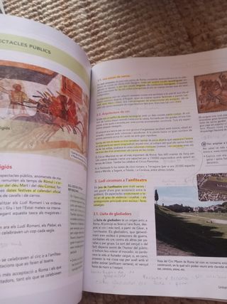 Libro de latín, en catalan