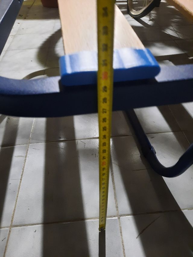 Rete pieghevole letto singolo doghe in legno