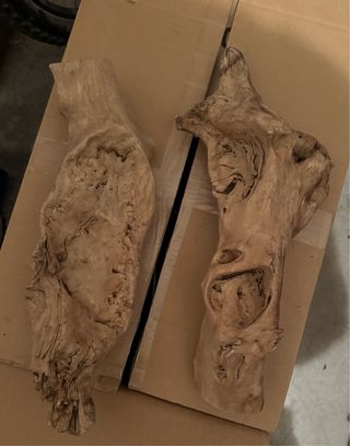 Troncos decoracion acuario