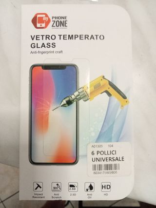Vetro temperato 6 pollici 